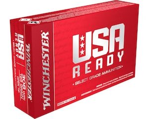 Winchester USA Ready 308 Winchester Ammo 168 Grain Winchester Open Tip Jacketed Hollow Point