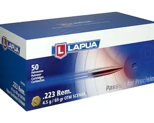 Lapua 223 Remington Ammo 69 Grain Lapua Scenar-L Jacketed Hollow Point Box of 50
