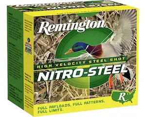 Remington Nitro-Steel High Velocity 12 Gauge Zinc Plated Steel Ammo