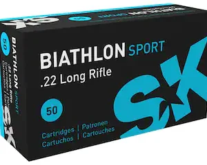 SK Biathlon Sport 22LR Ammo 40 Grain Round Nose