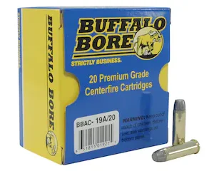 Buffalo Bore Outdoorsman 357 Magnum Ammo 180 Grain Flat Nose Box of 20