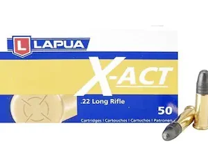 Lapua X-Act 22LR Ammo 40 Grain Round Nose