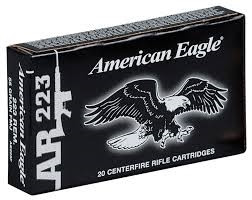 Federal 223 Remington American Eagle AE223F 55 gr CASE 500 rounds