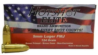 Century Arms 9mm Hotshot Elite AM1904 115gr FMJ CASE 1000 rounds
