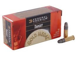 Federal 22LR Gold Medal Target 40 gr CASE 5000 rounds