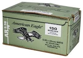 Federal 5.56 x 45mm NATO XM855 62gr Steel Core FMJ CASE 600 rounds