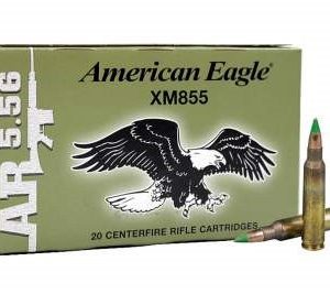 Federal 5.56x45mm NATO Ammunition XM855FL 62 Grain Steel Core Full Metal Jacket Case of 500 Rounds