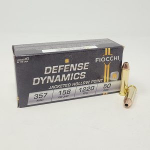 Fiocchi 357 Magum Ammunition FI357B 158 Grain Jacketed Hollow Point CASE 1000 rounds