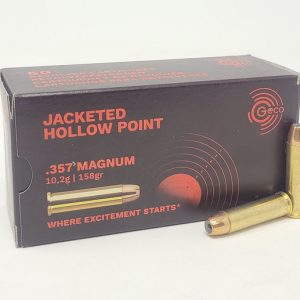 GECO 357 Magnum Ammunition GE204340050 158 Grain Hollow Point 1,000 Rounds