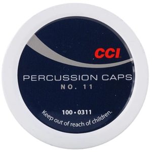 CCI #11 Percussion Caps Box of 1000 (10 Cans of 100)
