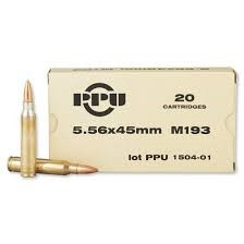 Prvi PPU 5.56x45mm NATO Ammunition M193 PP521 55 Grain Full Metal Jacket Case of 1000 Rounds