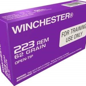 Winchester 223 Remington Ammunition Q3340 62 Grain Open Tip Purple Tinted Brass CASE 1,000 rounds
