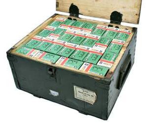 Sellier & Bellot 22LR Ammunition 38 Grain Lead Round Nose Wooden Crate of 6250 rounds