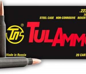 Tula 223 Remington Ammunition TA223675 75 Grain Hollow Point 1000 Rounds