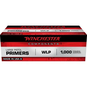 Winchester Large Pistol Primers WLP Box Of 1000