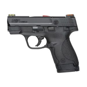 Smith and Wesson M&P9 Shield Black 9mm 3.1-inch 8Rd Fiber Sights State Compliant